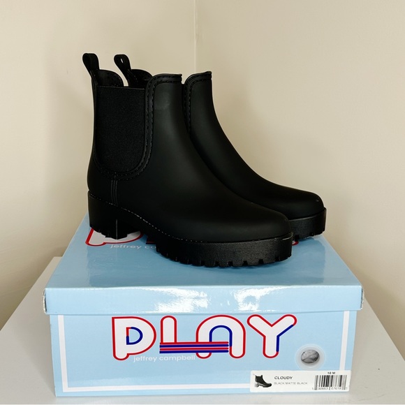 Jeffrey Campbell Cloudy Waterproof Chelsea Rainboot - Picture 2 of 9